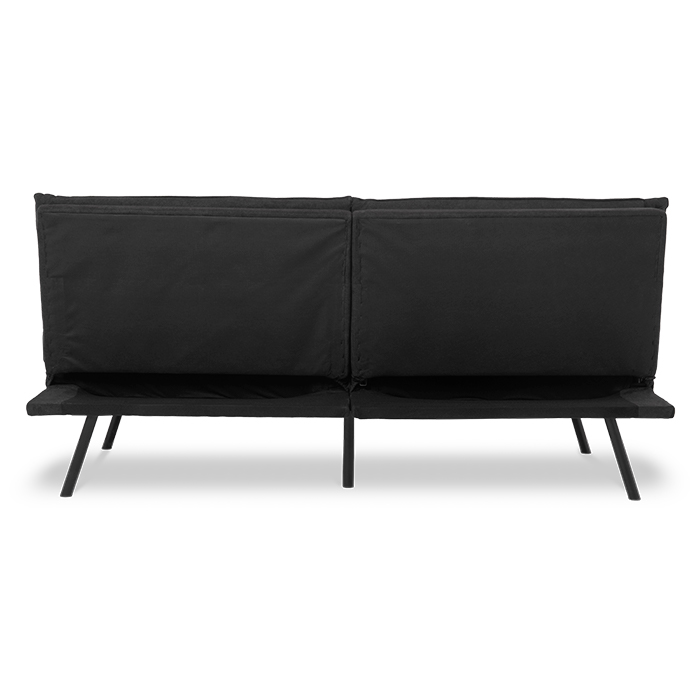 Futon Tela Negro Elom | Sofá Cama y Futones | salas